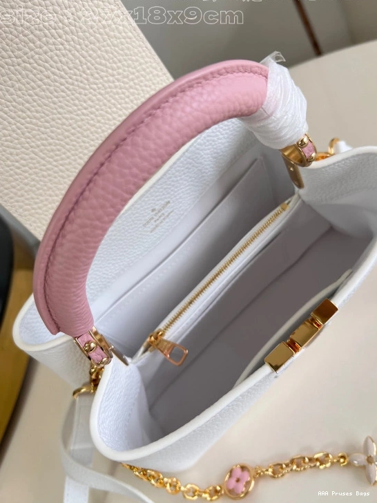 AAA Replica Ru VUITTON LOUIS BB-27*18*9CM CAPUCINES 0710